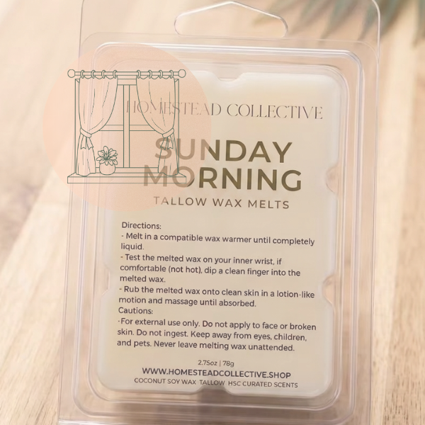 Sunday Morning Tallow Melts